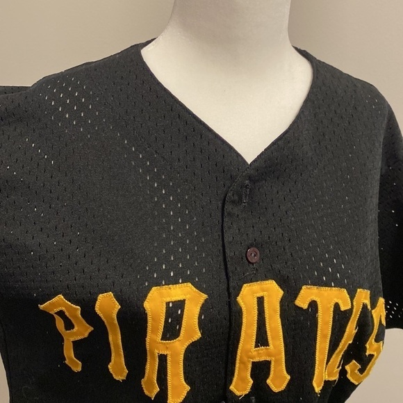 90’s vintage majestic Pirates baseball jersey - Picture 6 of 8